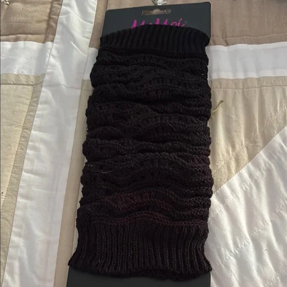 Black Knit Leg Warmers - Picture 1 of 6
